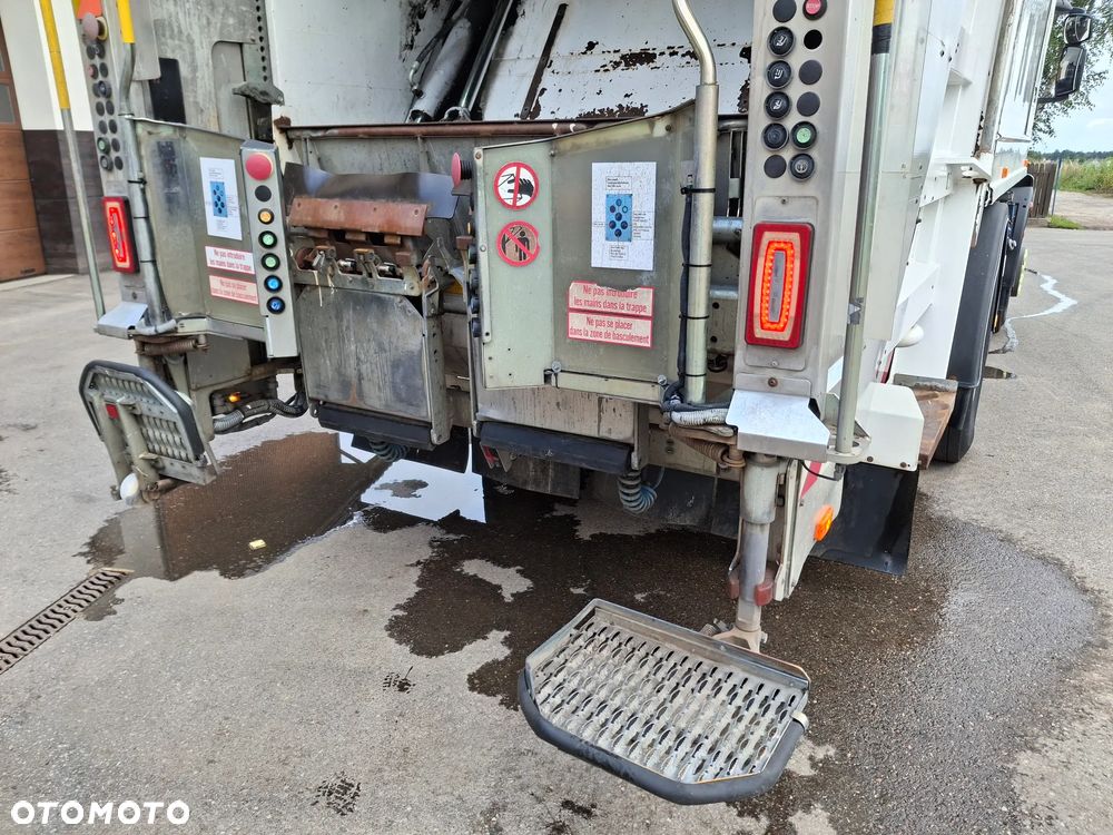 Iveco Eurocargo 190EL28 Śmieciarka FAUN VR3 LEV Wywóz Śmieci Euro 6 2 Osie Zawieszenie Tył Na Poduszkach Centralny Zamek Klimatyzacja Zwinna Niski Przebieg - 18