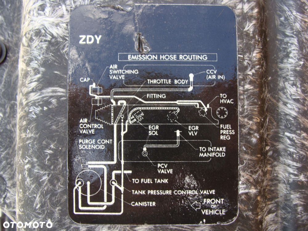 pas przedni wzmocnienie czołowe corvette c4 - 6