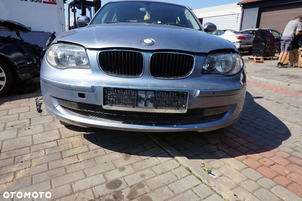 MASKA ZDERZAK BŁOTNIKI LAMPY 1 E87 LIFT A18  BMW 2007-2011 QUARZBLAU PRZÓD KOMPLETNY - 26