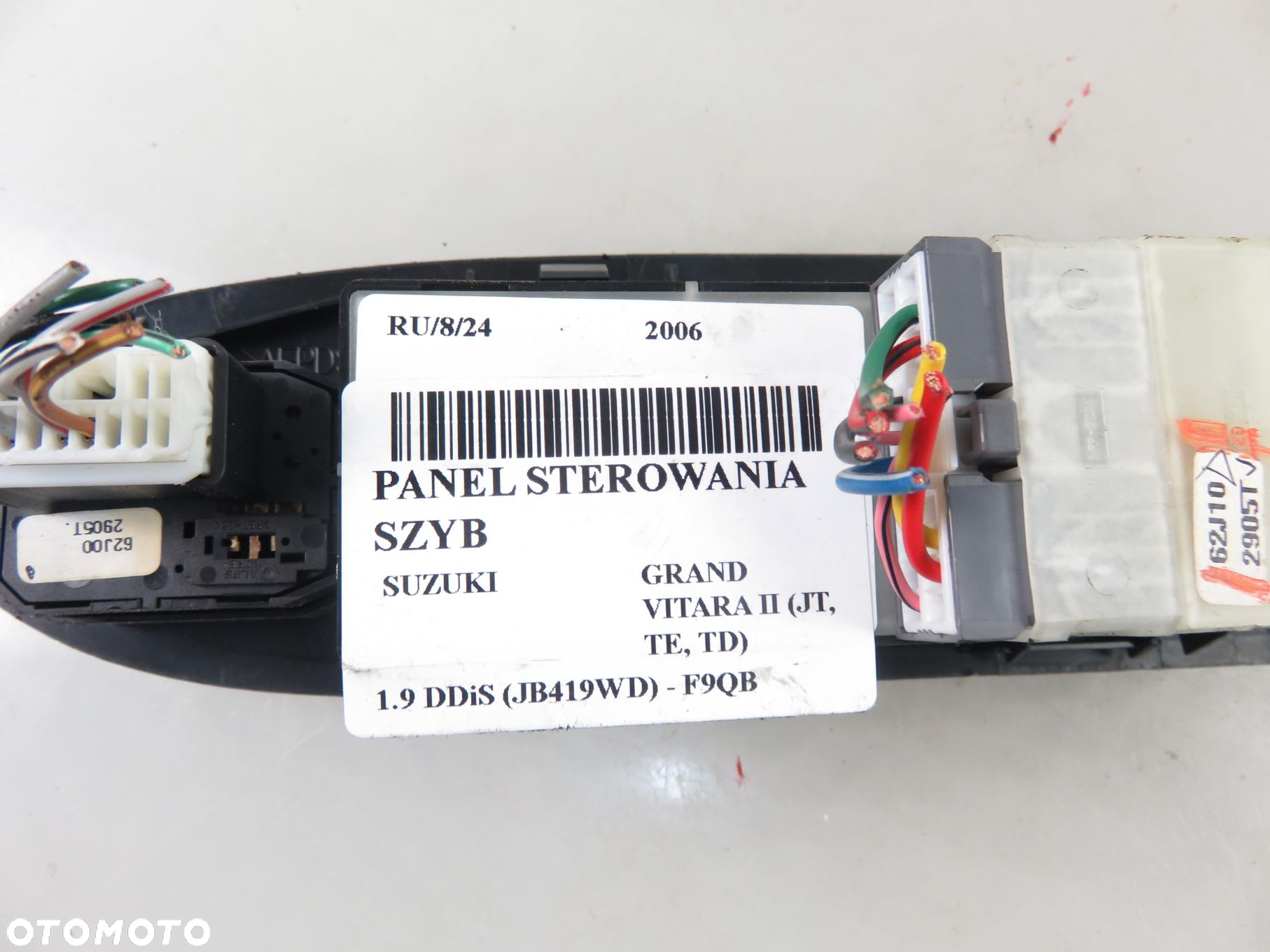 PANEL SZYB SUZUKI GRAND VITARA II 62J002905T 62J101905T - 10