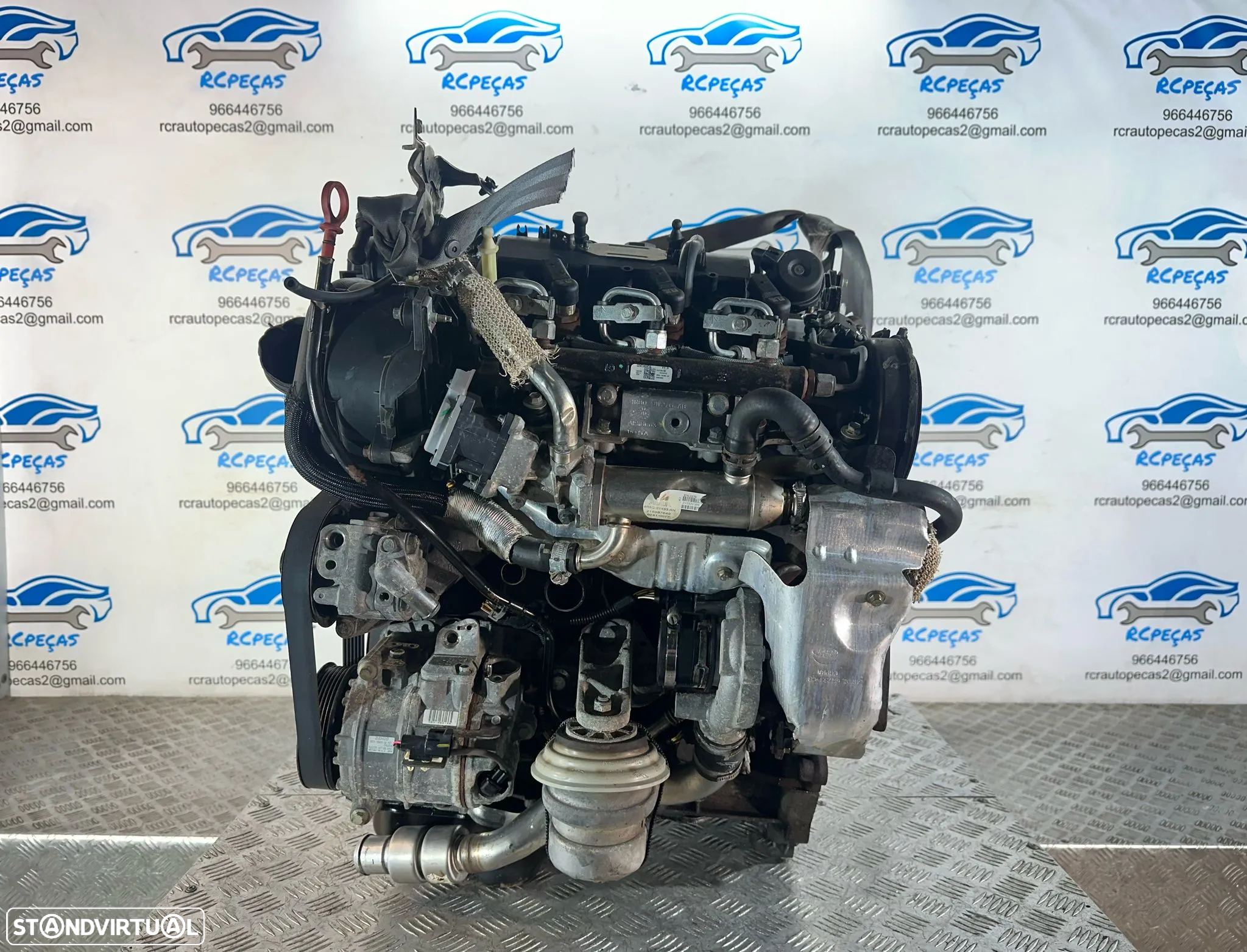 .Motor Completo 2.7 HDI 204cv V6 Jaguar Land Rover PSA Peugeot Citroen AJD 276DT DT17TED4 Siemens Continental - 6