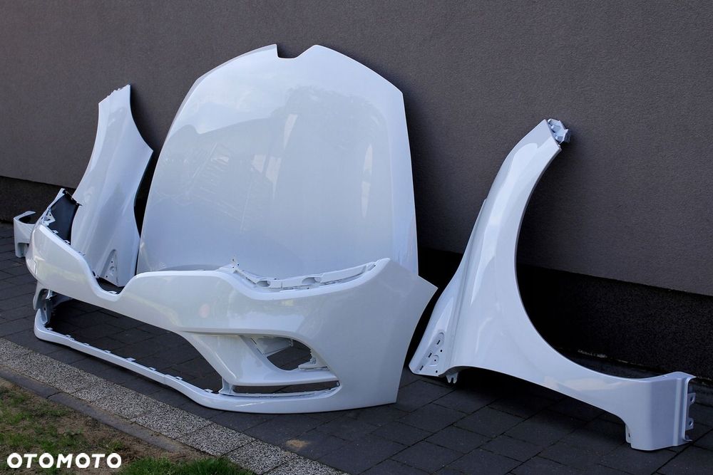 ZDERZAK PRZEDNI PRZÓD RENAULT CLIO IV LIFT 15-19 KOLOR BIAŁY OV369 DV369 - 6