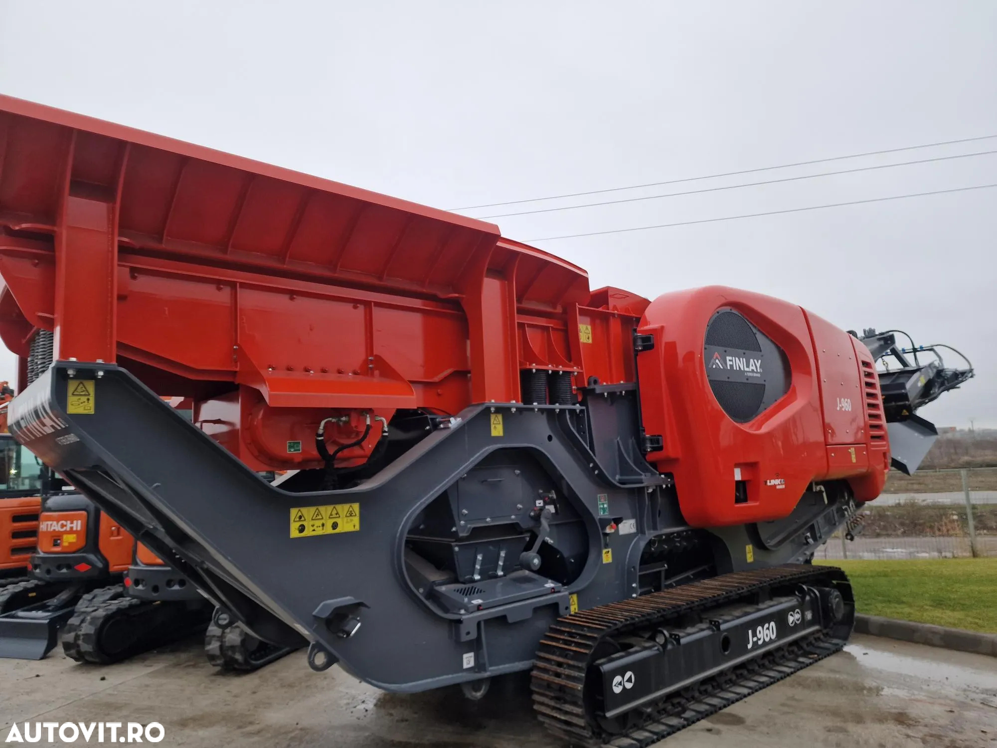 Terex Concasor mobil 28t, FINLAY J960, Cuva 0,9x0,.6m volum 3,6mc, motor CAT 175CP, banda magnetica, GARANTIE, posibilitate leasing 5 ani, PROMOTIE 329.000 EUR+Tva - 8