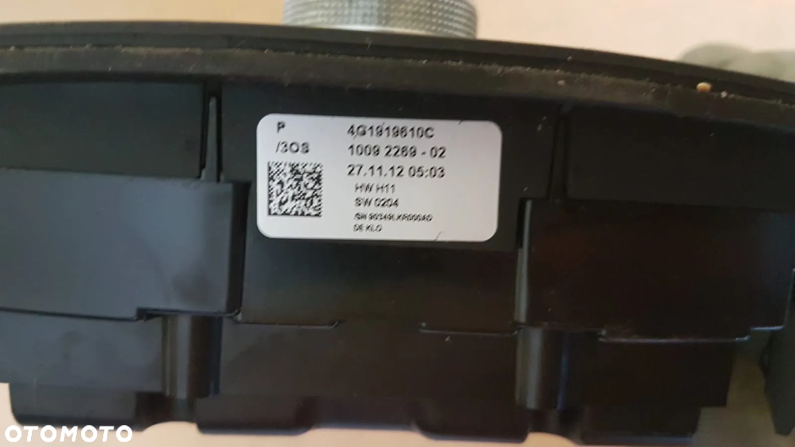 Panel sterownia mmi AUDI A6 C7 4G 4G1919610C - 2