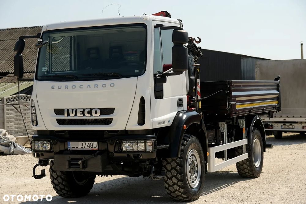 Iveco EUROCARGO 4x4 110E22 *WYWROT 3-STRONNY + HDS FASSI F80 * - 4