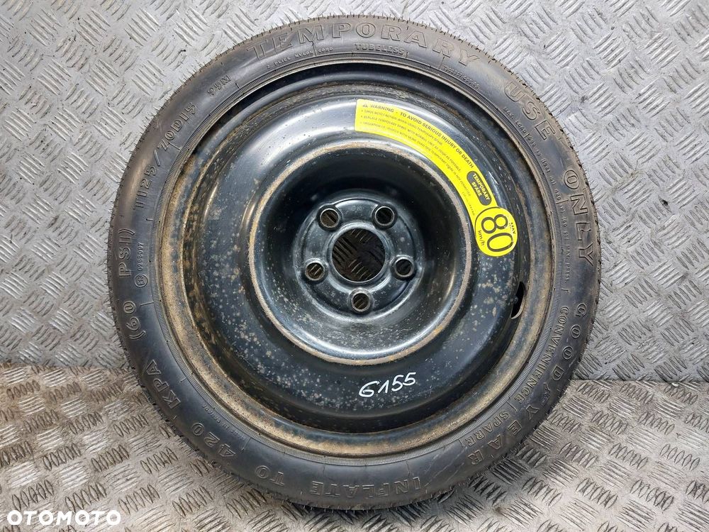 KOŁO DOJAZDÓWKA 5X100 4Jx15 ET26 FI57,1 125/70R15 CHRYSLER SEBRING II - 1