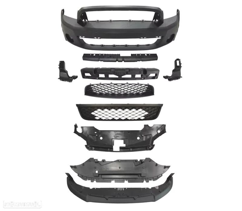 PARA-CHOQUES FRONTAL FORD MUSTANG V6 GT 10-14 LOOK GT500 - 2