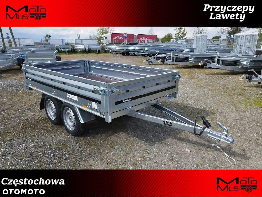 Brenderup Przyczepa Brenderup 3251ST UB 250x142x35 2 osie koła pod spodem DMC 750 kg mocna Hit Cenowy - 2