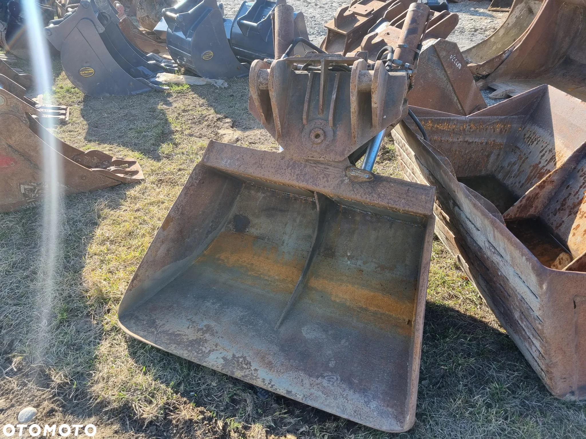 Łyżka skarpówka hydrauliczna B27 130cm skarpowa ukosowana do koparki koparka 13,14,15,16,27t ton - 2