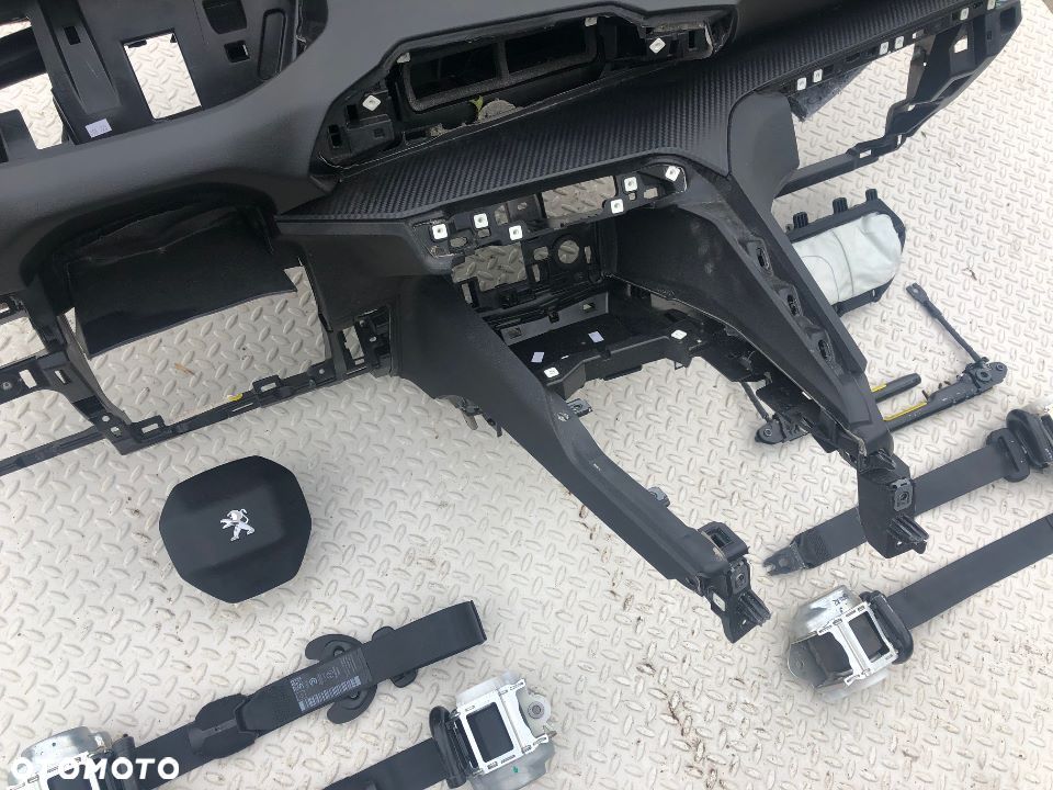 PEUGEOT 3008 5008 DESKA KONSOLA KOKPIT PULPIT PÓŁKA PARAPET AIRBAG KARBON REGENERACJA NAPRAWA OKAZJA - 5