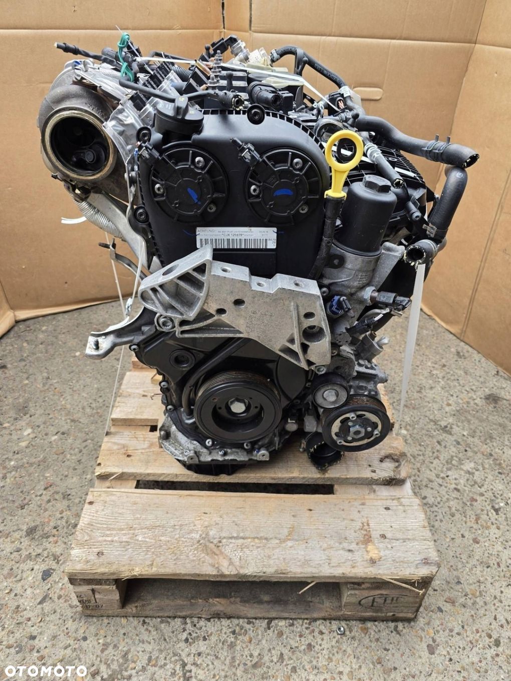 SILNIK KOMPLETNY 2.0 TFSI CJXC VW GOLF VII R 300KM 91000KM NR MAG 441622M - 1