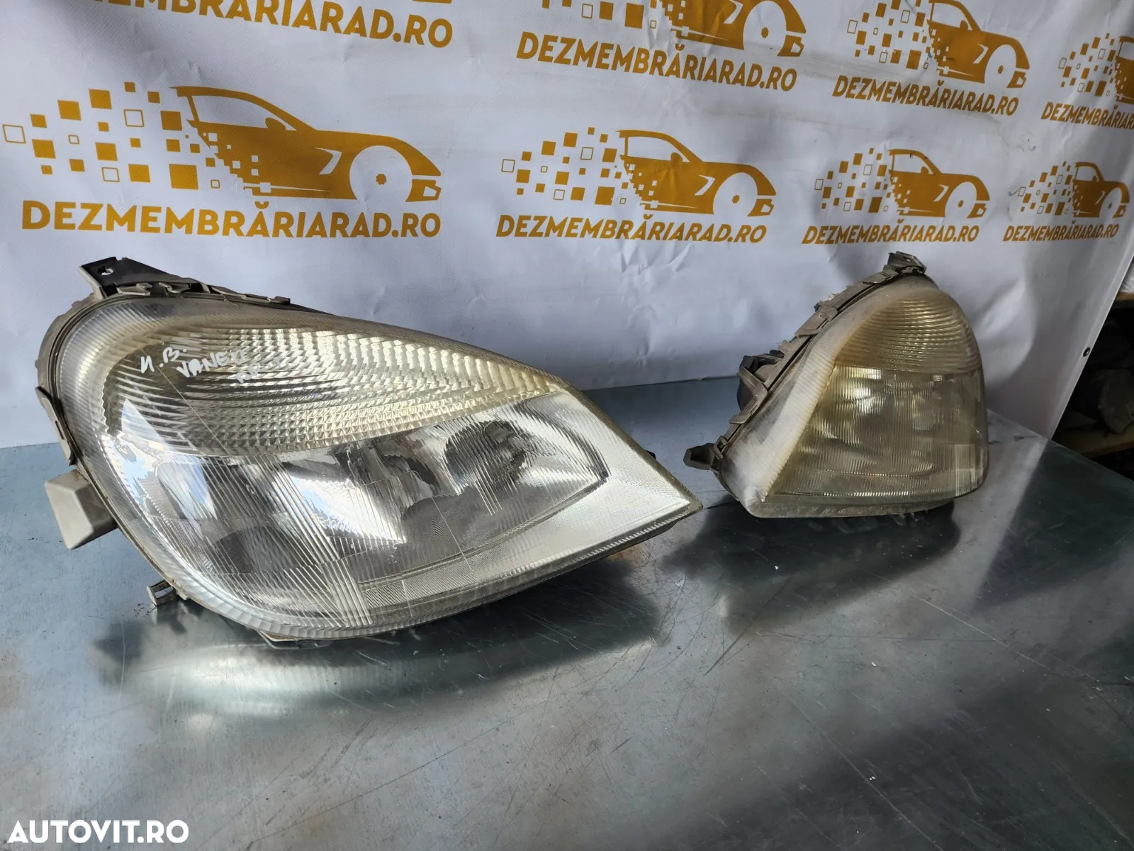 Faruri Far Stanga Dreapta Mercedes Vaneo An 2001-2002-2003-2004-2005 Originale Volan Stanga - Dezme - 4