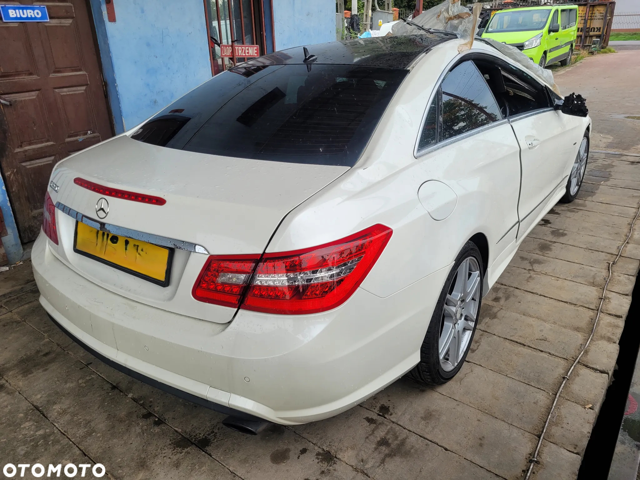 MERCEDES E KLASA W207 COUPE ANGLIK 799U maska pokrywa silnika klapa bagażnika zderzak lampa reflektor pas przedni - 4