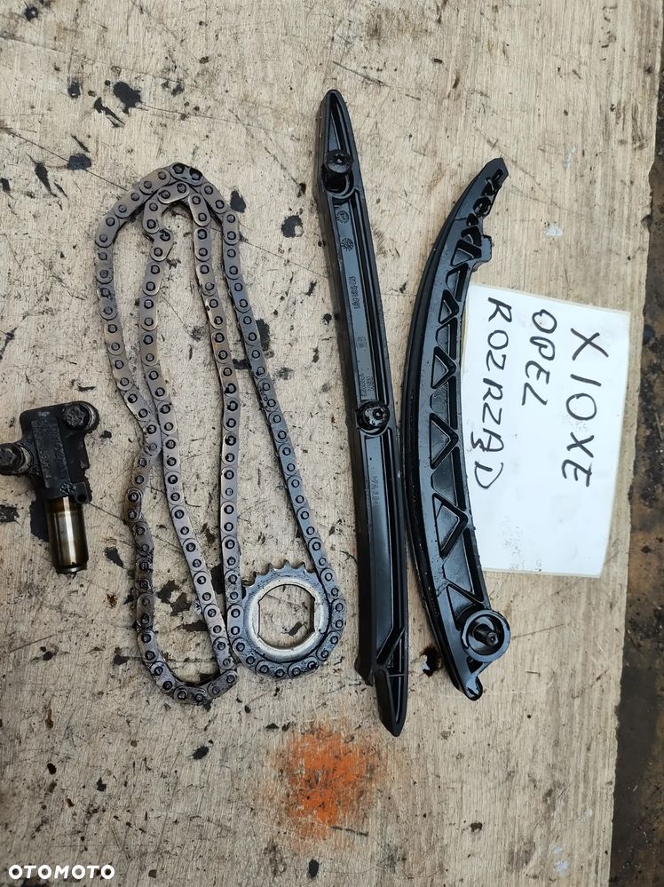 OPEL Corsa X10XE  1,0 12v Z10XEP rozrząd łańcuch ślizgi koło - 2