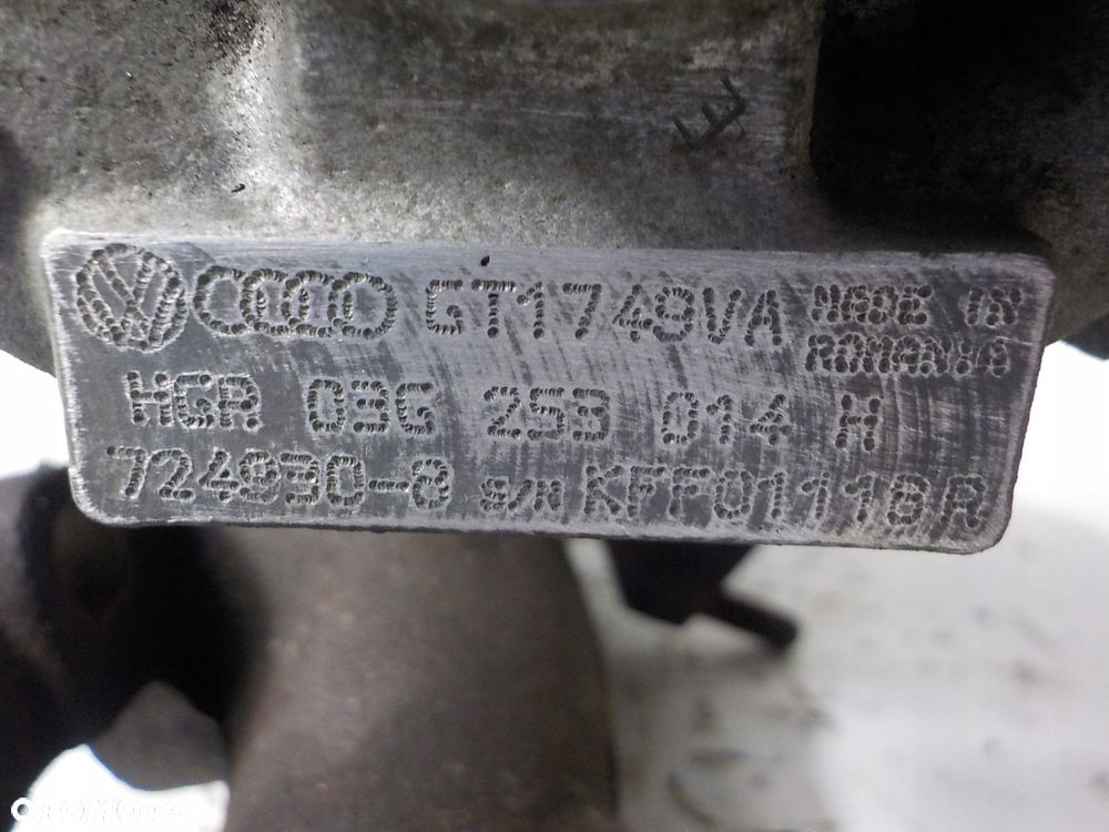 SKODA OCTAVIA II TURBOSPRĘŻARKA TURBINA 03G253014H - 8