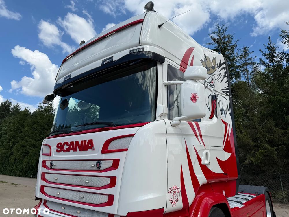 Scania R450 RETARDER / LED / KLIMA POSTOJOWA / MIKROFALA / ALUFELGI / ZBIORNIKI 1200 L / FULL SPOJLERY / NAWIGACJA / ŚLICZNA SCANIA / OD NOWOŚCI SPALANIE TYLKO 27 L / 11.2016 ROK !! - 10