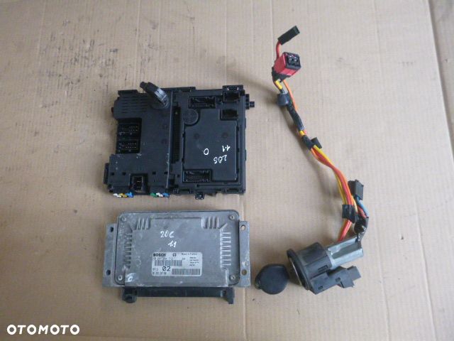 ZESTAW STARTOWY PEUGEOT 206 1.4 8v 0261204712 - 2