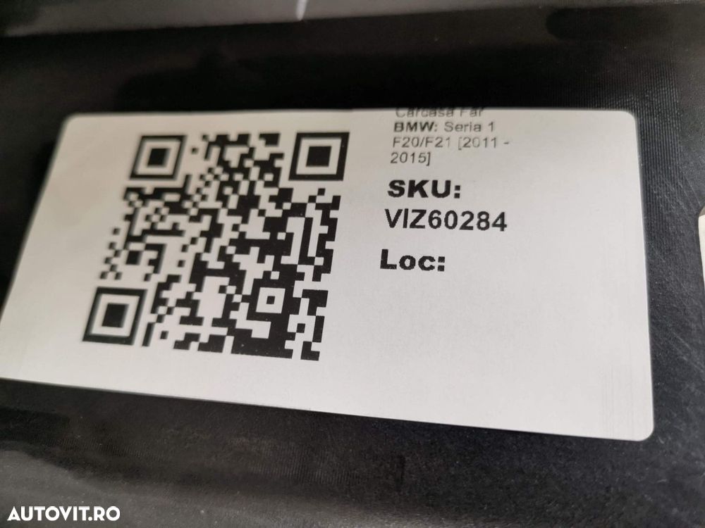 Carcasa Far Dreapta Xenon BMW Seria 1 F20/F21 [2011 - 2015] In Stare B - 8