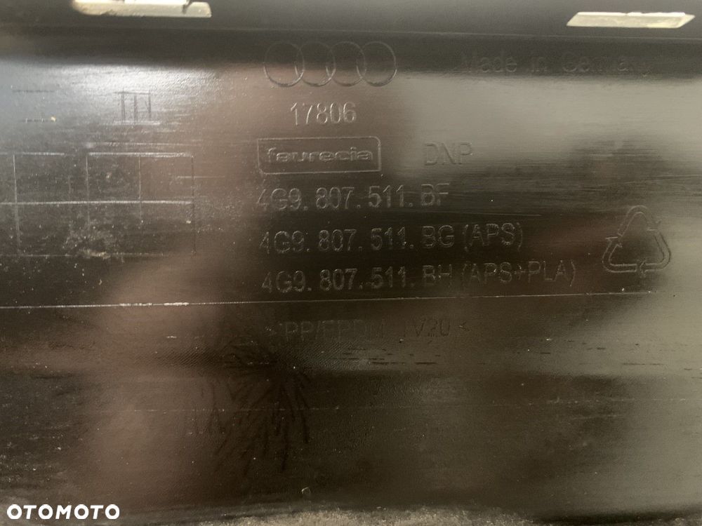 ŁADNY NIEUSZKODZONY ZDERZAK TYLNY TYŁ AUDI A6 C7 ALLROAD AVANT KOMBI 4G9  14-17 PDC 4g9807511BF - 9