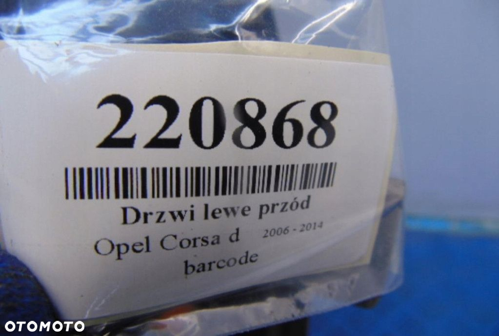 OPEL CORSA D DRZWI LEWE PRZÓD KOD LAKIERU Z20R 3DRZWI - 7
