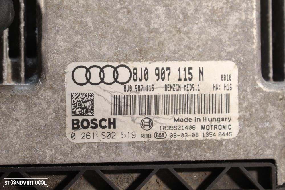 Centralina De Motor Audi Tt (8J3)  8J0907115n / 0261S02519 / 1039S2140 - 5