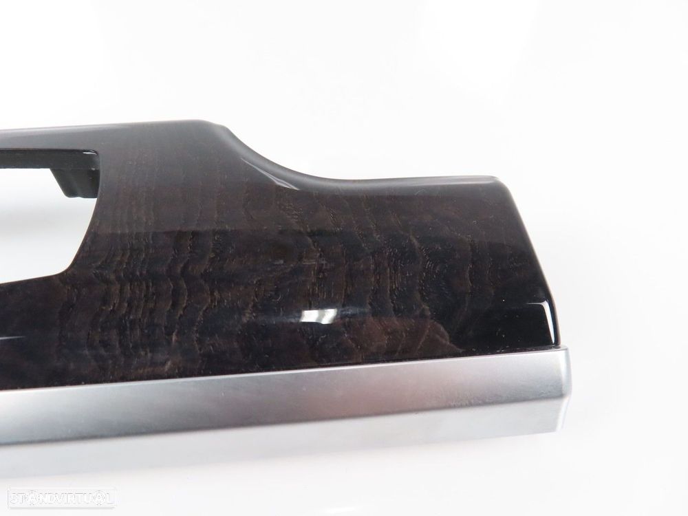 Friso do tablier em Madeira Freixo Esquerdo Seminovo/ Original BMW 7 (F01, F02,... - 2