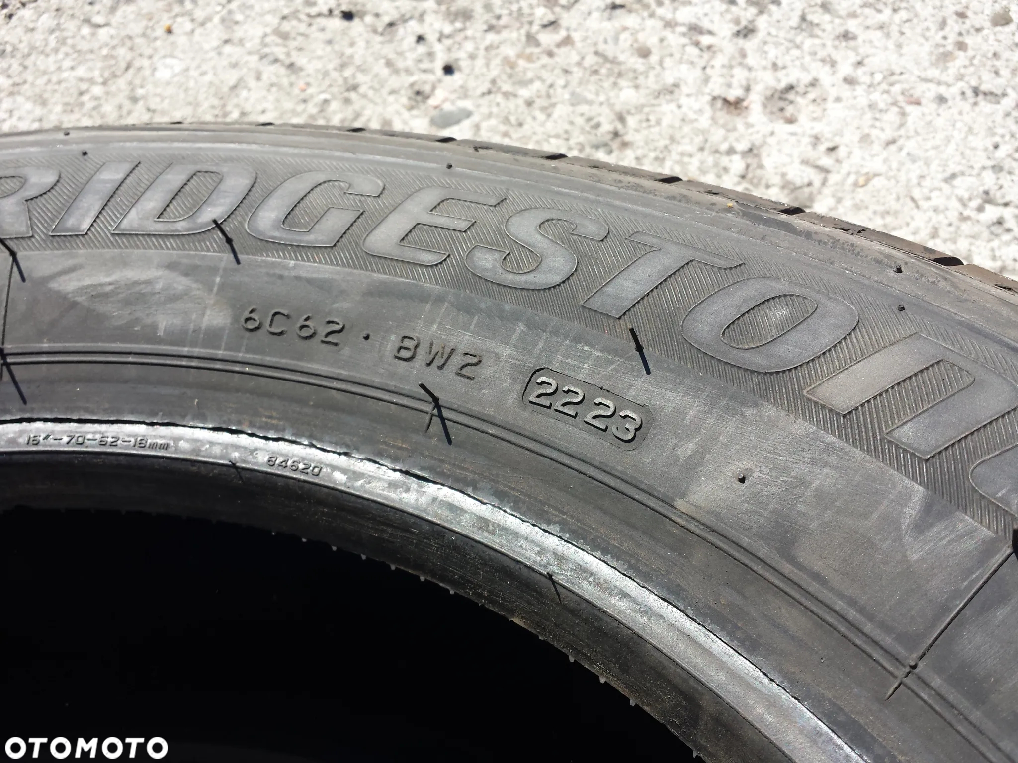 16” - WZMACNIANE  "C" - do BUSa - 225/65 r16 cali –  BRIDGESTONE  Duravis - index "C" Wzmacniane LETNIE Opony - stan BDB - GWARANCJA ! + Możliwy MONTAŻ !! - 4