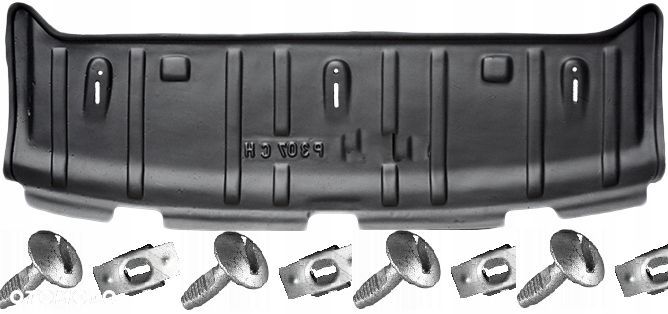 Peugeot 307 2001-2005 osłona silnika zderzaka spinki - 2