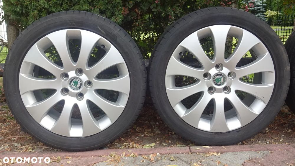 Koła letnie 17'' 5x112 SKODA ET49 225/45R17 Oryginale 6010258 - 4