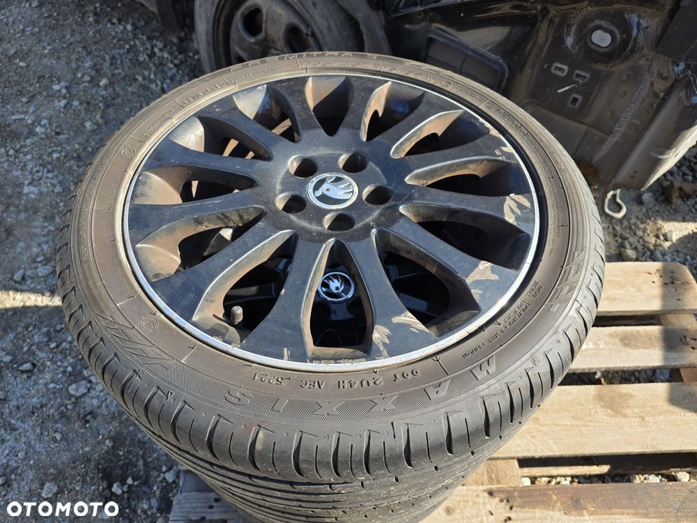 KOŁA FELGI ALUFELGI 5X100 205 45 R16 ET43 SKODA VW SEAT AUDI VAG - 4