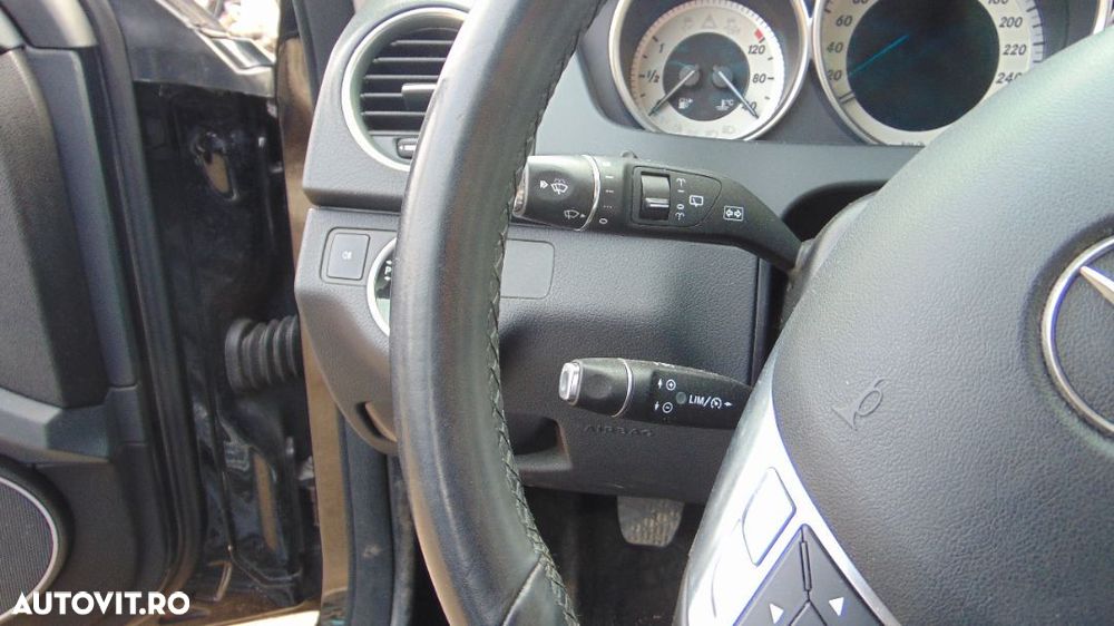 Bloc semnalizare stergatoate Mercedes c Class w204 an 2007-2015 manete pilot banda volan - 1