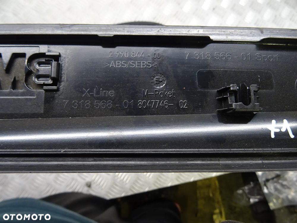 BMW X1 E84 LIFT 12-15 18I LISTWA NAKŁADKA PROGU PRAWA LEWA - 4