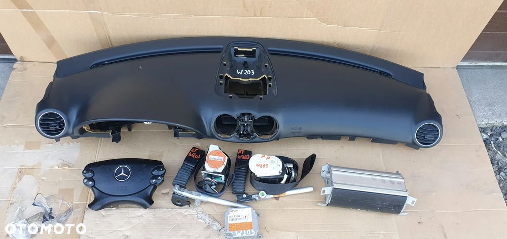 Konsola AIRBAG poduszki sensor Mercedes W209 - 1