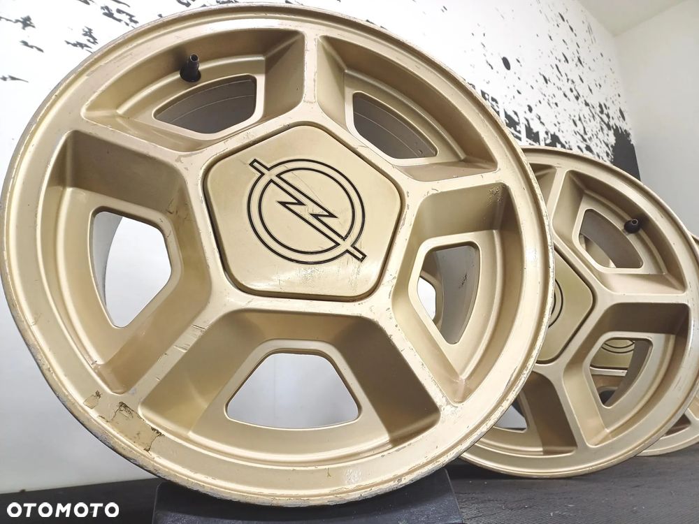 felgi ALU 14 4x100 opel manta Gsi Rekord Vectra A kadett ORI OEM Klasyk - 1