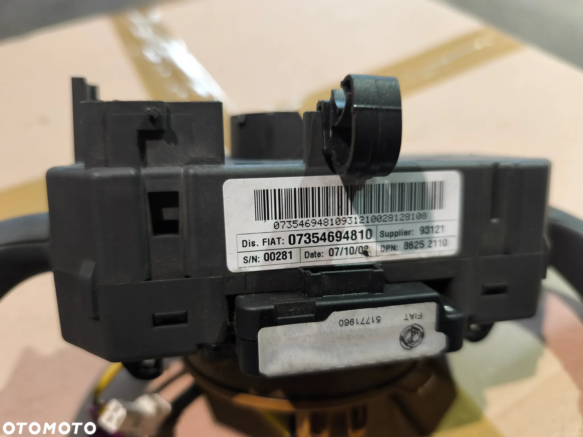 Manetki taśma przełącznik zespolony Fiat Ducato III Citroen Jumper Peugeot Boxer 07354694810 automatyczne światła - 4