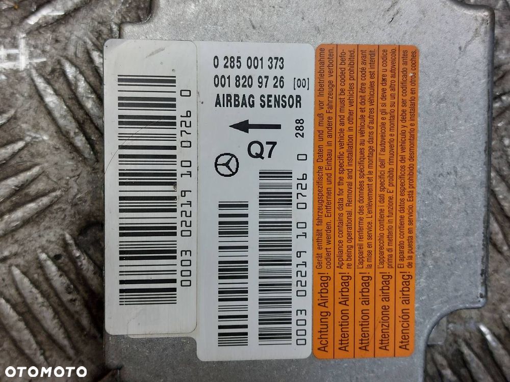 ZESTAW AIRBAG KOKPIT DESKA PASY PODUSZKI MODUŁ MERCEDES-BENZ W203 C KLASA - 4