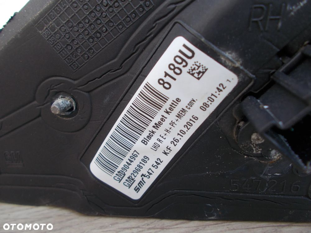 OPEL INSIGNIA A LIFT LUSTERKO PRAWE 13 PIN EU Z22Y - 4