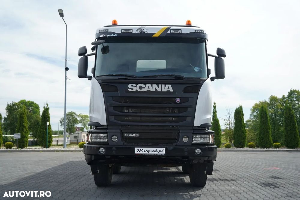 Scania G 440 / 8X4 / BASCULATOR CU 2 LATE / HIDRAULIC LATERAL / CLAPETĂ HIDRAULICĂ / BORDMATIC / CORTINĂ AUTOMATICĂ / AUTOMAT - 19
