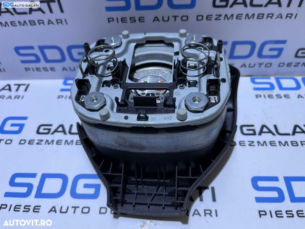 Airbag Volan 3 Spite cu 2 Mufe Volkswagen Passat B6 2005 - 2010 Cod 3C0880201AG - 4