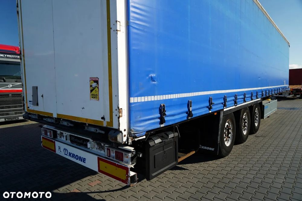 Krone FIRANKA / STANDARD / KOSZ NA PALETY / OŚ PODNOSZONA / SAF - 13