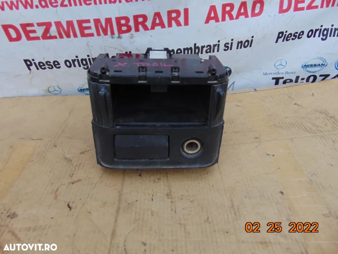 Scrumiera nissan x trail 2001-2007 loc depozitare consola centrala x trail t30 - 1