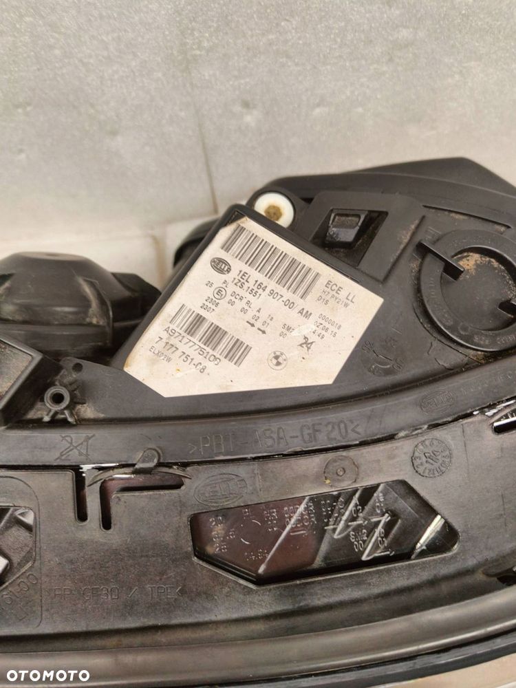 bmw 5 e60 lift xenon nie skrętny przód strona lewa 7177751 - 2