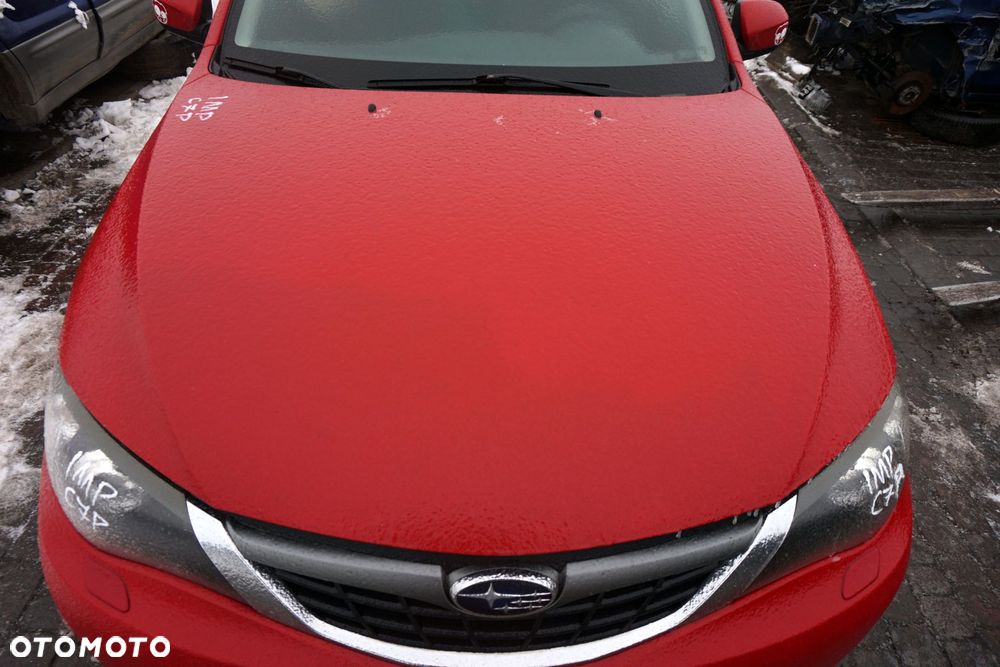 MASKA ZDERZAK BŁOTNIKI LAMPY IMPREZA III GH C7P XENON SPRYSKI SUBARU 2007-2011 CZERWONY PRZÓD KOMPLETNY - 2