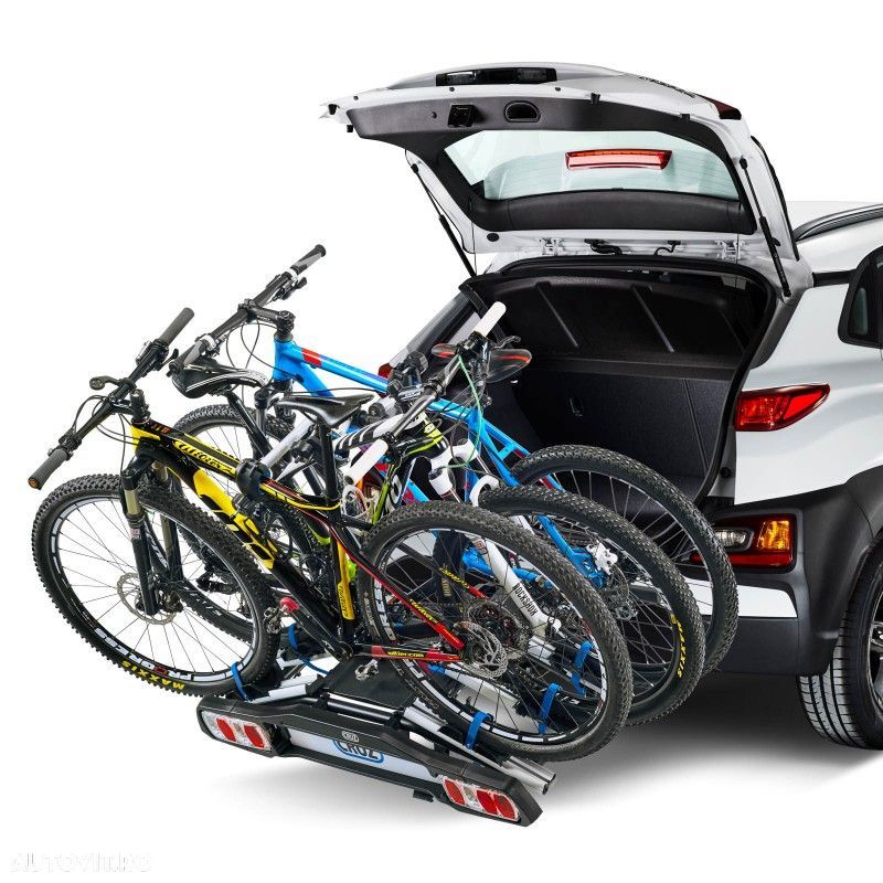 Suport pentru 3 biciclete, Cruz Pivot R3 940-512, cu prindere pe carligul de remorcare, 13 pini, Nou_Pret Importator, emitem Factura & Garantie - 4