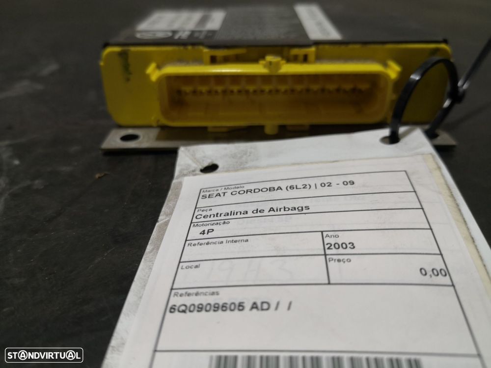 Centralina De Airbags Seat Cordoba (6L2) - 2