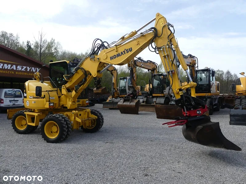 Komatsu PW98MR-8 ROTOTILT ZE SZCZYPCAMI / Z Niemiec // - 11