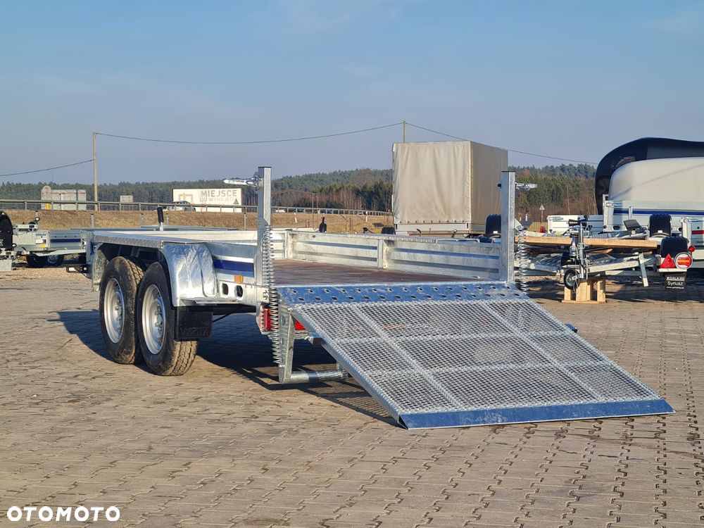 Wiola DOSTAWA 292x142x20 B2730 PRZYCZEPA DO PRZEWOZU MASZYN / BUDOWLANKA WYTRZYMAŁA hamowana - 6