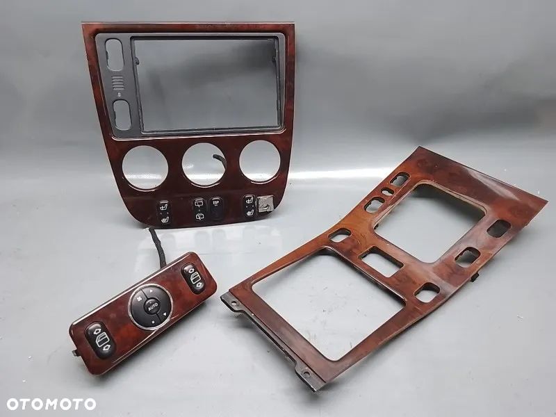 Dekor Ramka Schowek Panel Drewno Mercedes ML W163 Lift 2001-2005 - 1