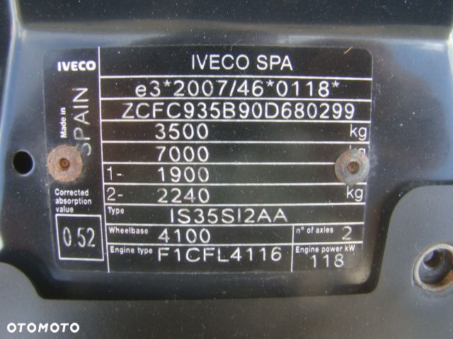 Iveco DAILY 35 S 16 3.0TDI WINDA 3.5T 4.20M - 22