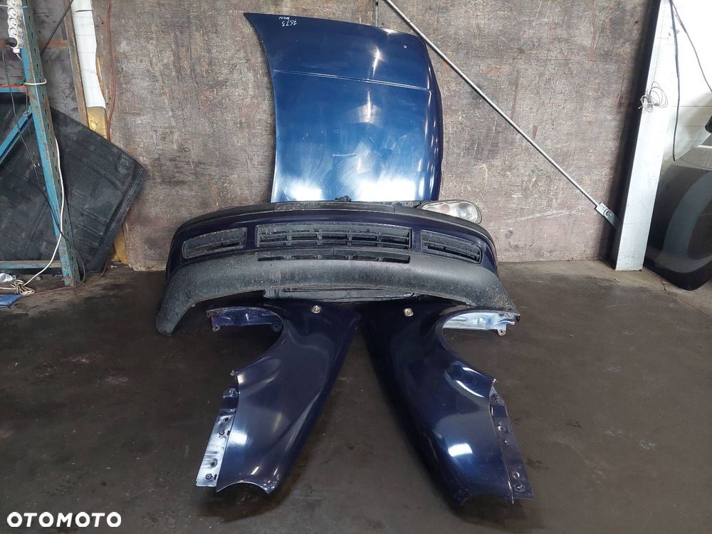 KOMPLETNY PRZÓD MASKA ZDERZAK BŁOTNIKI LAMPY PAS VOLKSWAGEN GOLF IV LB5N - 1